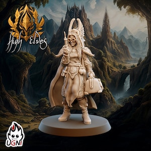 Fantasy Football Miniatures - Support Staff Proxy - High Elf Apothecary - UGNI