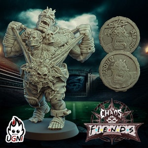 Fantasy Football Miniatures - Star Player Proxy - Ogre + Marker - UGNI