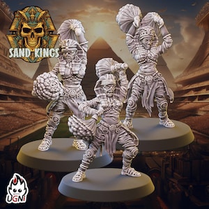 Fantasy Football Miniatures Proxy - Sand Kings Cheerleaders - UGNI
