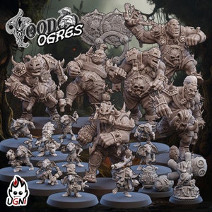 Fantasy Football Miniatures - Voodoo Ogre Proxy Team - UGNI