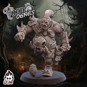 Fantasy Football Miniatures - Star Player Proxy - Voodoo Ogre Runt Punter - UGNI