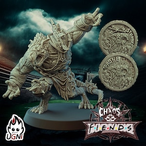 Fantasy Football Miniatures - Star Player Proxy - Rat Ogre + Marker - UGNI