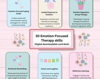 Talia kart terapii skoncentrowanej na emocjach: 30 strategii zdrowia psychicznego (wersja cyfrowa)