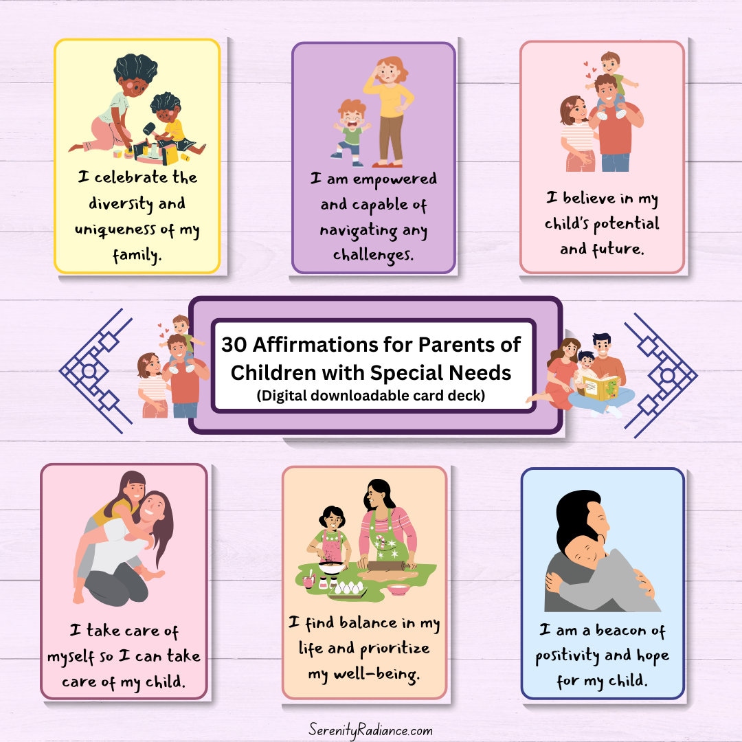Affirmation Cards for Special Needs Parents (digital Download) - Etsy
