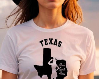 Texas Home Sweet Home (svg, png, ai, eps) Files (Digital Download)