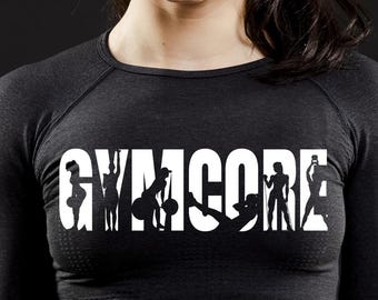 GYMCORE Female #2 Vector Designs PNG SVG Digital Download Aesthetic Male  Hoodie  Trendy T-shirt Gym Workout Cricut Sublimation