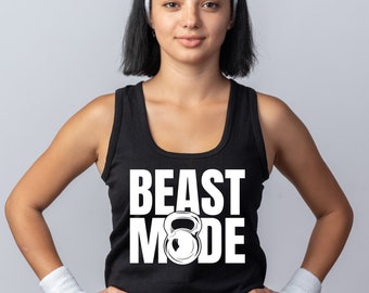 Beast Mode GYM Design: Workout Hoodie T-shirt SVG PNG (Digital Download)