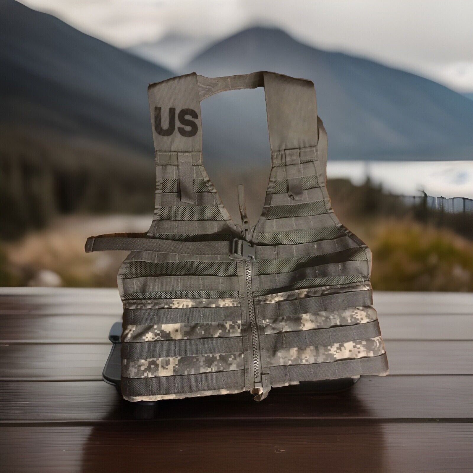 US Army Assault Fight Load Acu Vest UCP Molle AT Digital Vest