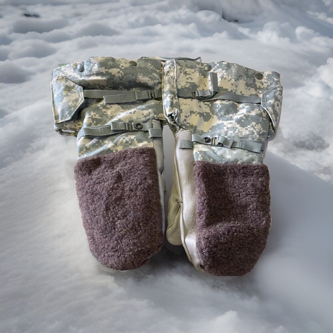 Guanti Sopra-guanti Militari Svizzeri Surplus – Grigi, Foderati, Per Clima Freddo