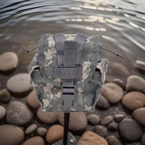 US Army ACU Molle UCP 1 Quart Canteen carrier field bottle bag pouch