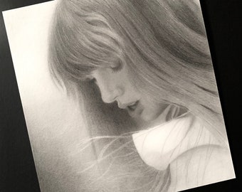 Taylor Swift TTPD Albatross back cover Graphite Drawing (Original)