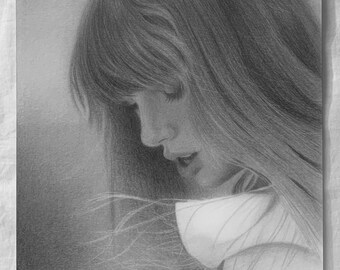 Taylor Swift TTPD Albatross back cover Graphite Drawing (Original)