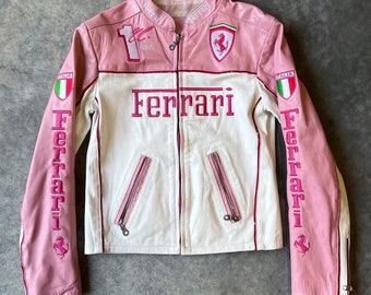 Pink Woman ferrari jacket vintage | Ferrari jacket | vintage jacket | bomber jacket | woman’s jacket