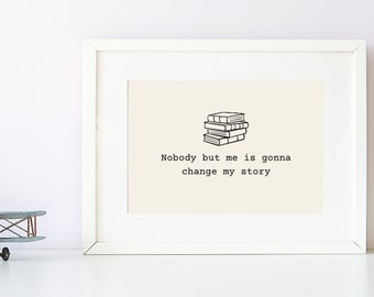 Matilda Musical Theatre Broadway Letras // Descarga digital instantánea Wall Art Print Quote Tipografía imprimible