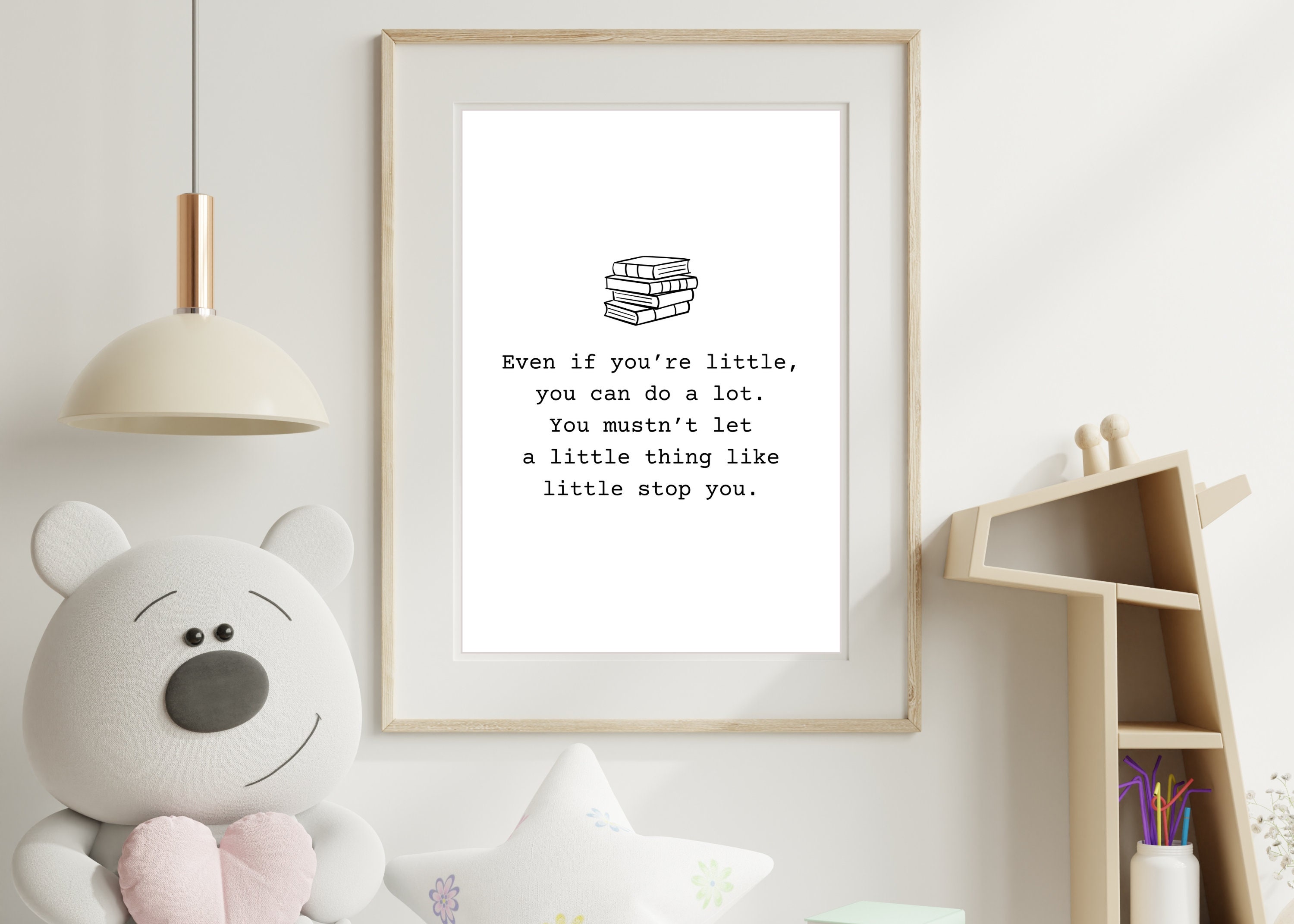 Matilda Musical Theatre Broadway Letras // Incluso si eres pequeño // Descarga digital instantánea Wall Art Print Quote Tipografía Imprimible