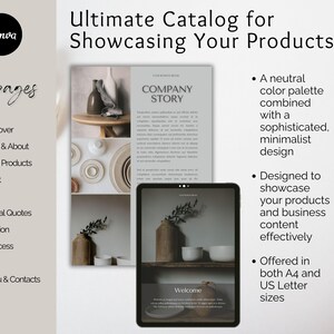 Ceramic Products Catalog Template: 35 Editable Pages Magazine for ...