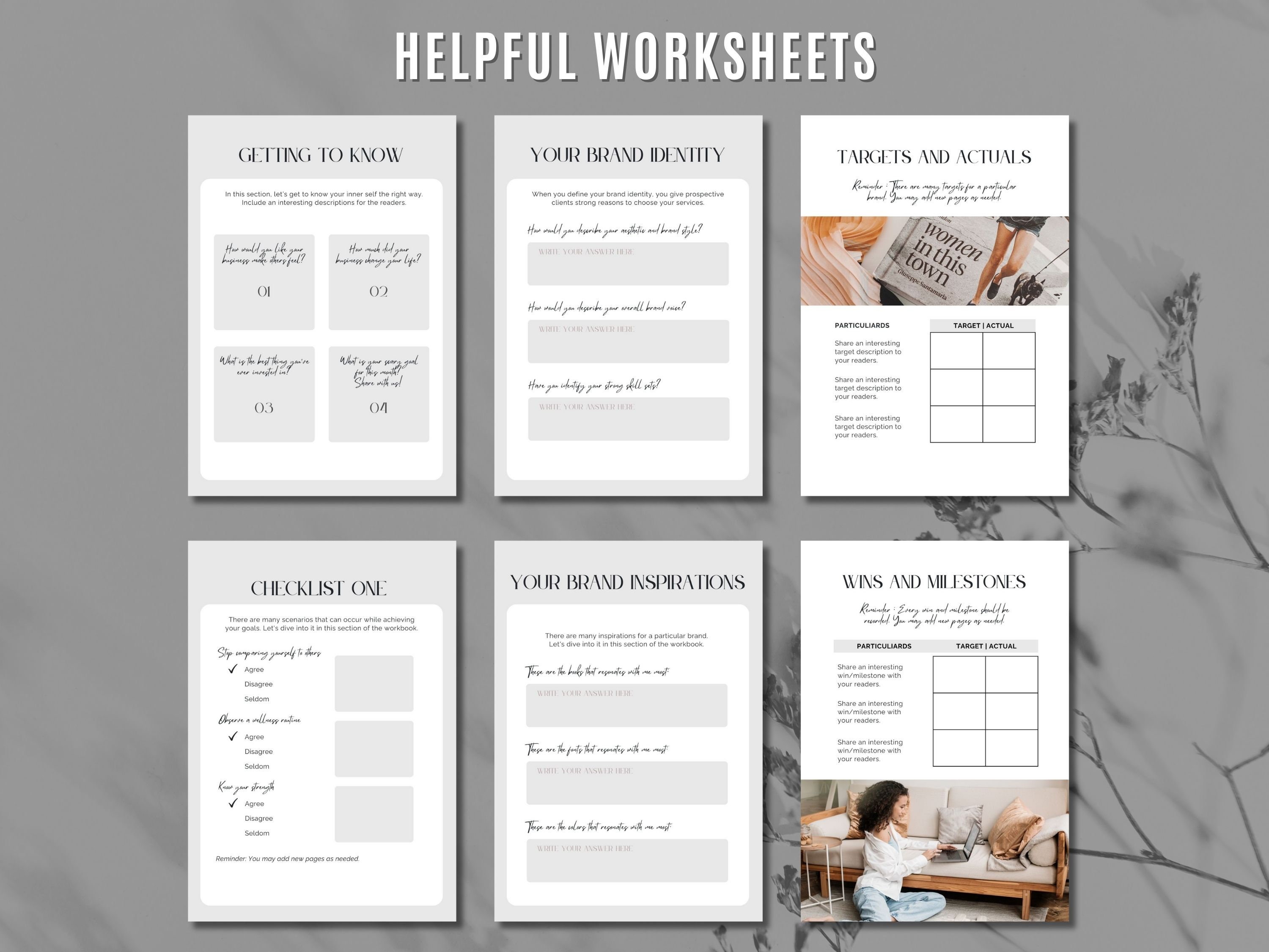 Ebook Template Canva Marketing Strategy Brand Workbook Lead Magnet ...