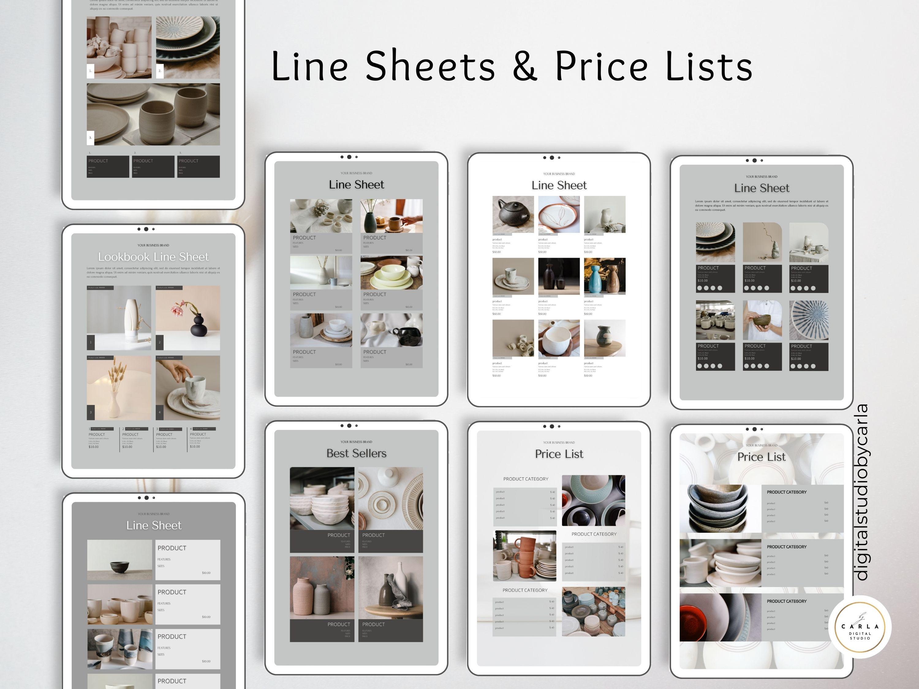 Ceramic Products Catalog Template: 35 Editable Pages Magazine for ...