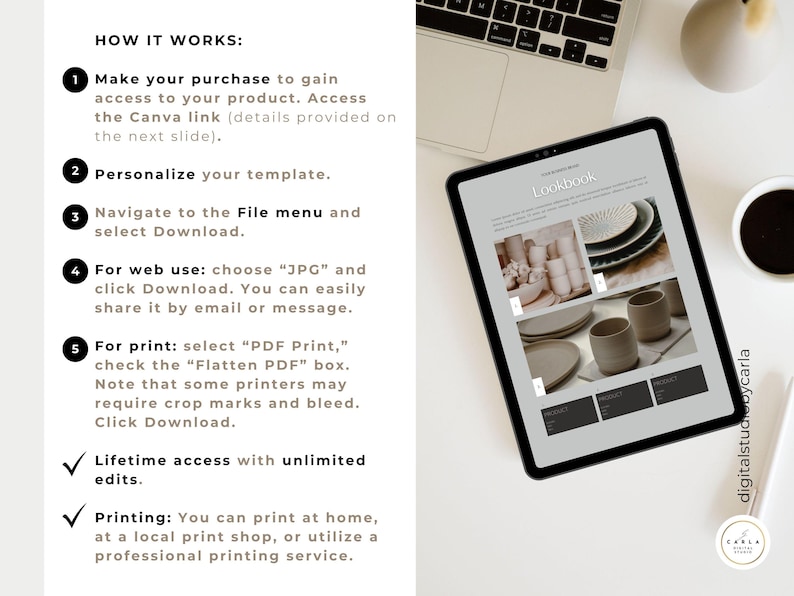Ceramic Products Catalog Template: 35 Editable Pages Magazine for ...