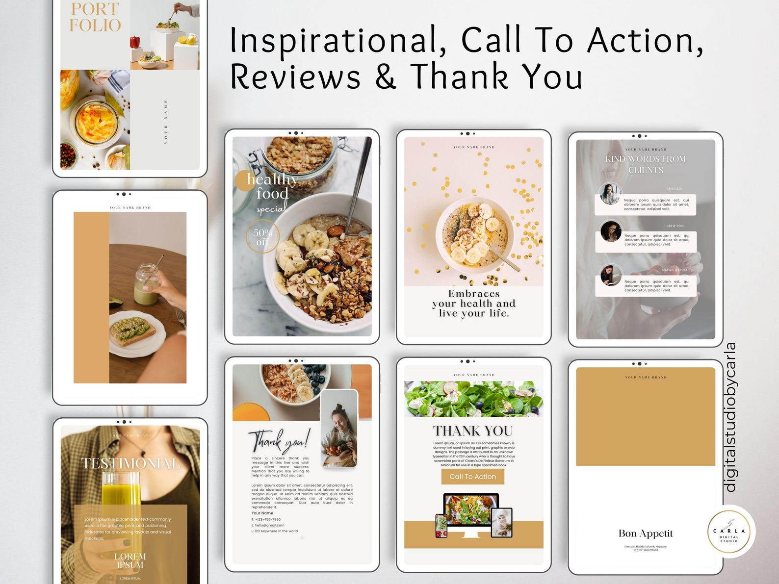 Professional Food Magazine Template | 30 Editable Catalog Canva Pages ...