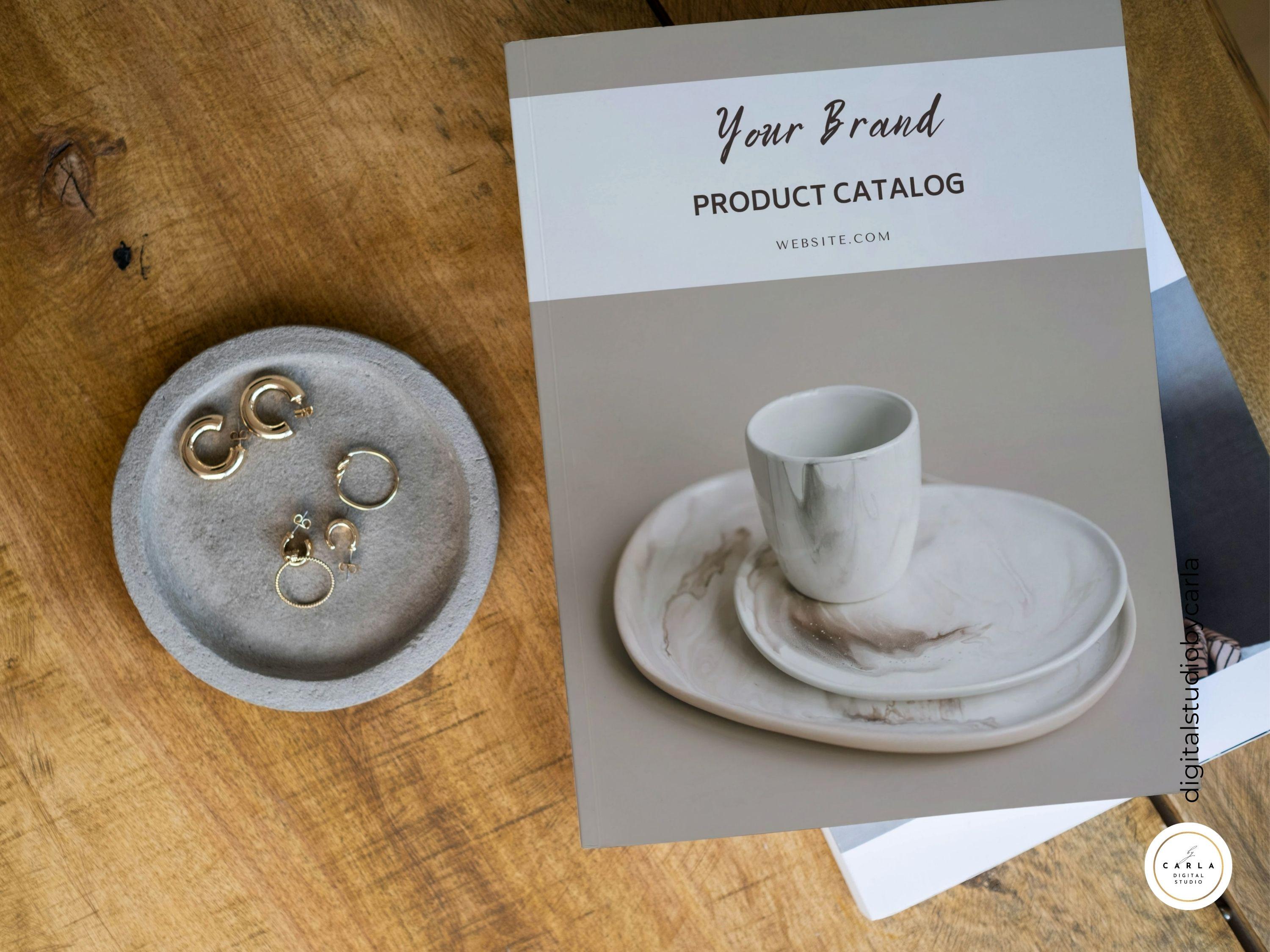 Ceramic Products Catalog Template: 35 Editable Pages Magazine for ...