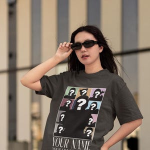 Camiseta personalizada Era&#39;s Tour Comfort Colors, camiseta personalizada con tus fotos, camiseta personalizada Eras Tour, camiseta Swift Fan, camiseta personalizada, tu versión C1