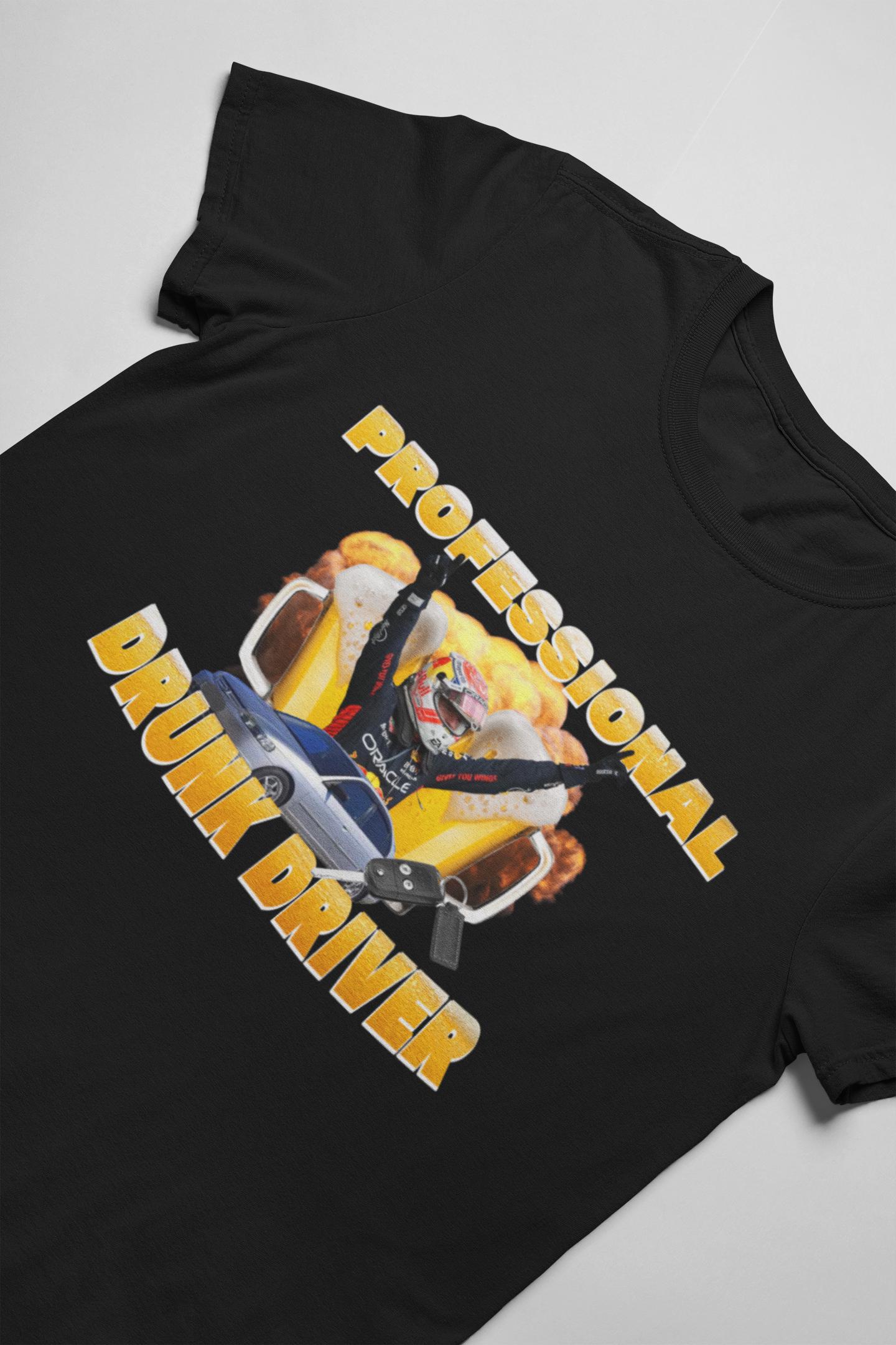Professional Drunk Driver T-shirt, Drinking and Driving Tee