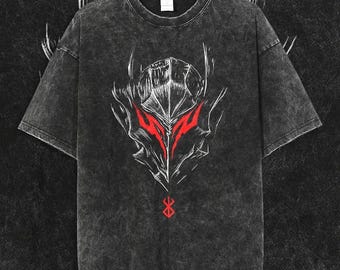 Retro Anime Graphic T-Shirt, Unisex Vintage 90s Manga TV Show Series Tee, Grunge Streetwear Style Anime Shirt will Make You go berserk A22