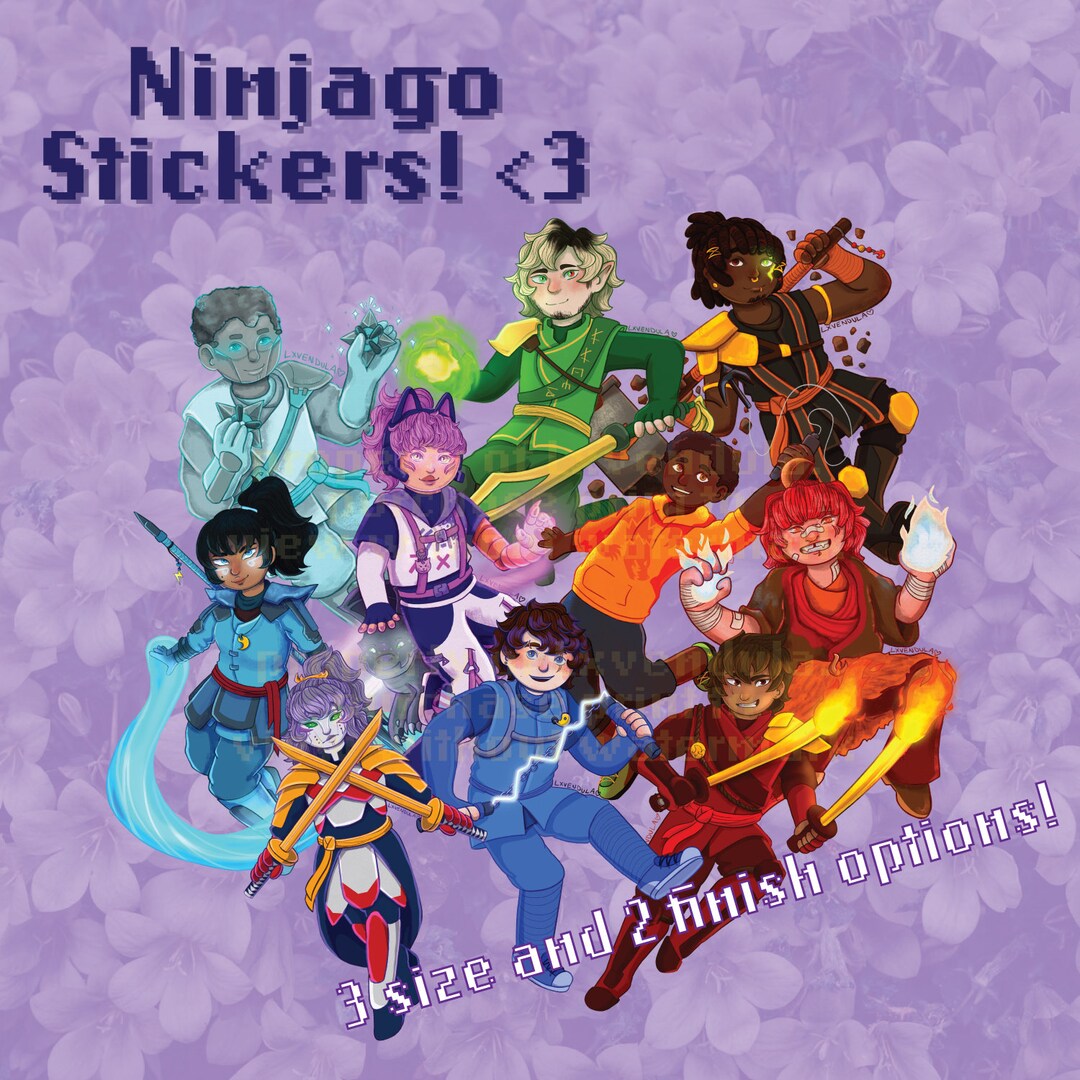 Ninjago decals sale
