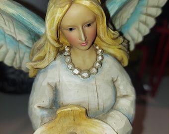 Jim Shore Angel “Safekeeper of The Seas & Seashore” Heartwood Creek ‘03 Retired enesco Angel.