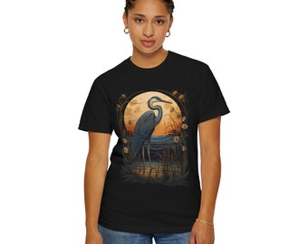 Tricolor Heron Garment-Dyed T-shirt