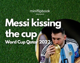 Flipbook Digital – Messi küsst den Pokal – FF-004