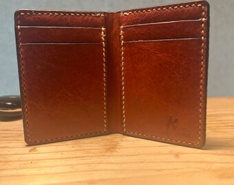 Handmade Western Leather Wallet, RFID, Personalized, & Slim