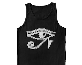 Eye Of Horus - Débardeur pour homme T-shirt graphique fantaisie - Dieu égyptien Ra Santé Bien-être Etre Egypte Nationalité Héritage Famille Ancien