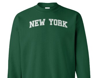 New York - Unisex Crewsweat Sweater - College City State University Pride Proud Alumni School Spirit