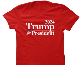 Trump für Präsident 2024 - Frauen-T-Shirt - MAGA machen Amerika wieder großartig Republikaner-Konservative Wahl