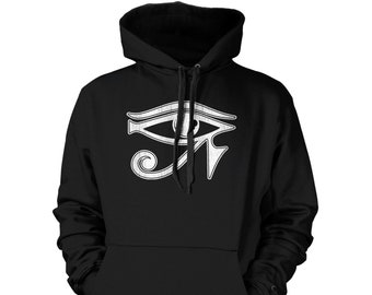 Eye Of Horus - Unisex Hoodie Sweatshirt - Egyptian God Ra Health Wellness Being Egypt Nationality Heritage Family Ancient