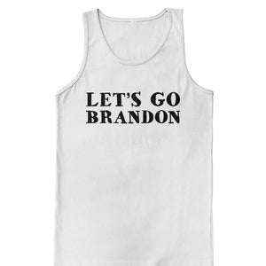 Let&#39;s Go Brandon - Men&#39;s Tank Top Graphic Novelty Tee - MAGA Make America Great Again Republican Conservative Vote Election