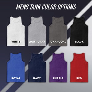 men's tank color options