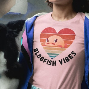 Blobfish Shirt: Embrace Your Inner &quot;Blobfish Vibes&quot; Tee - Cozy Unisex Cotton T-Shirt for Laid-Back Ladies, Quirky Friend Christmas Gift