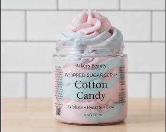 Whipped Sugar Scrub: Foaming Body Polish with shea butter and vitamin E!