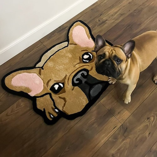 French Bulldog Rug Tufted Rug of Your Adorable Pet Canada