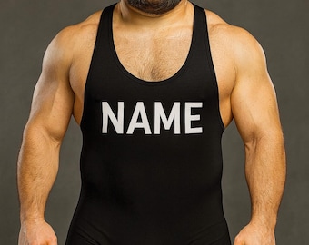 Pro wrestling Singlets , Personalized Name, Logo & Colors