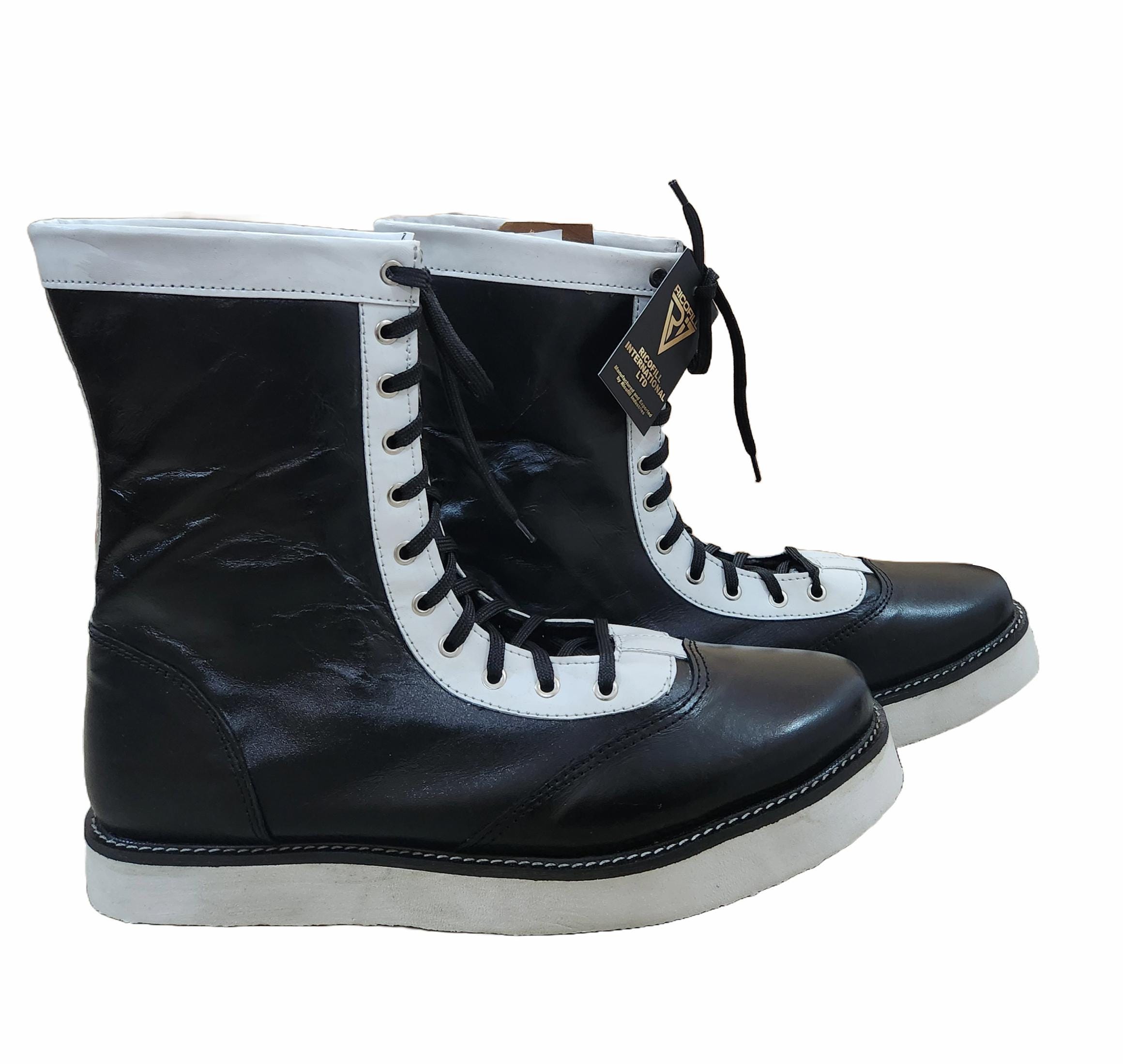 Pro Wrestling Boots, Low Cut, 100% Original Leather