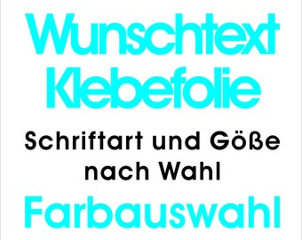 Wunschtext Name Auto Boot Beschriftung Sticker Schriftzug individuell Domain