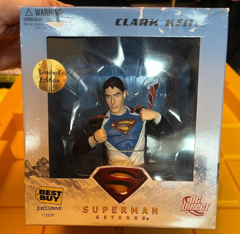 Buste Superman Returns Clark Kent - Limited Edition DC Direct 2006 - NEUF BOITE