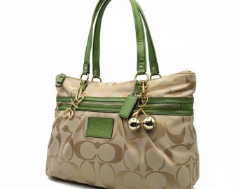 COACH Vintage 90s Park Manhattan Collection USA Dark Navy Ink