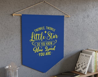 Twinkle Twinkle Little Star, Do You Know How Loved You Are Pennant - Nursery, Room, Classroom, Home