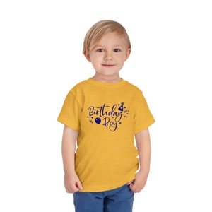 Birthday Boy Shirt, Toddler Short Sleeve Tee, Gift for Him, Boys Birthday Gift