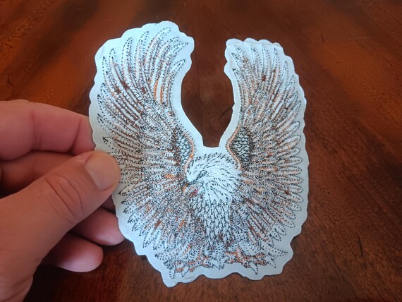 Vintage Bald Eagle Motorcycle Patch - image 2